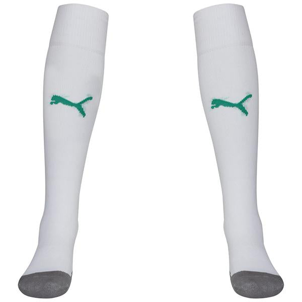 Puma Liga Socks Core in White/Pepper Green