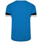 Puma Team Rise Short Sleeve Shirt in Electric Blue Lemonade/Black/White