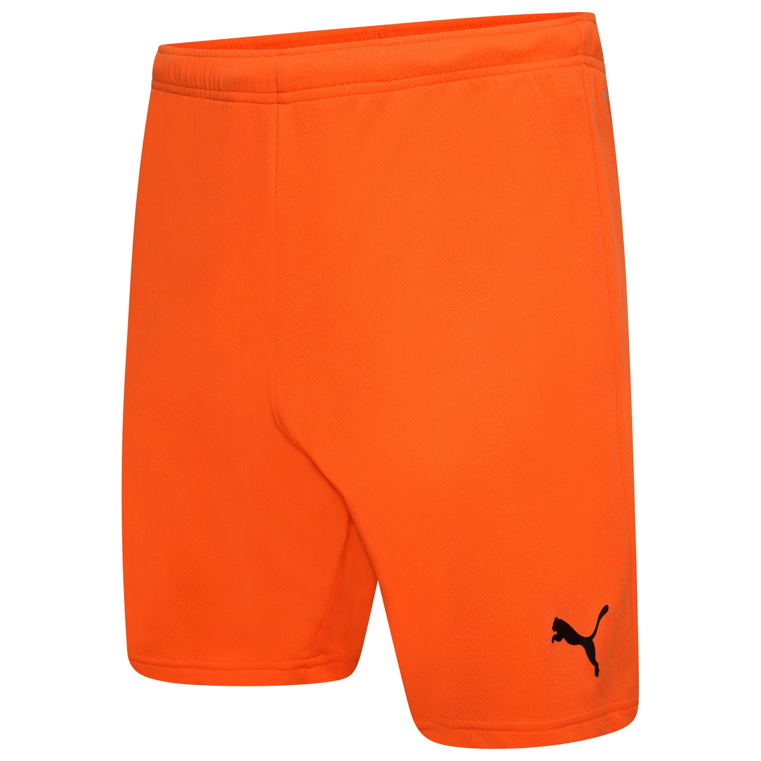 Puma Team Rise Shorts in Golden Poppy/Black