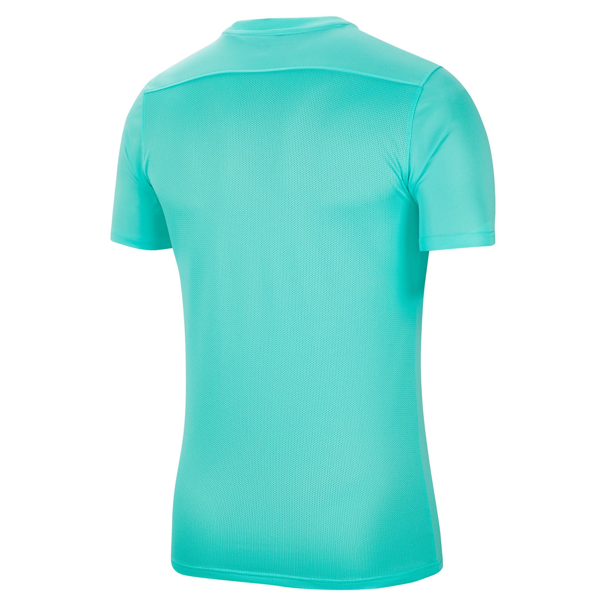 Nike Dri-Fit Park VII Shirt Short Sleeve in Hyper Turquoise with Black Swoosh Back