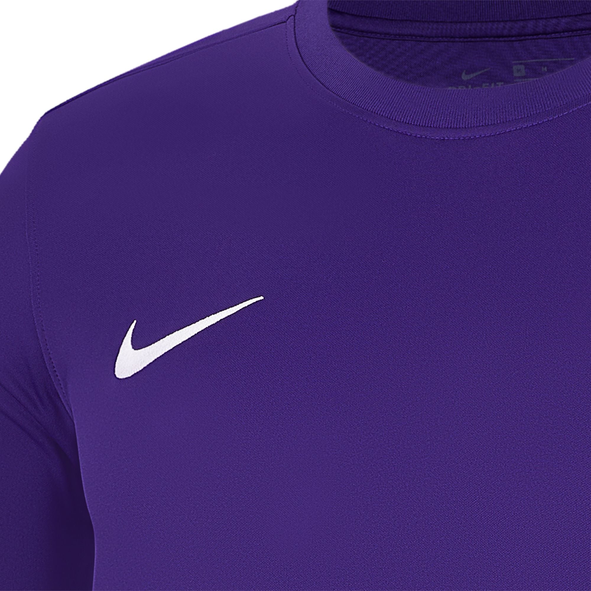 Nike Dri-fit Park VII Shirt Short Sleeve in Court Purple with white swoosh