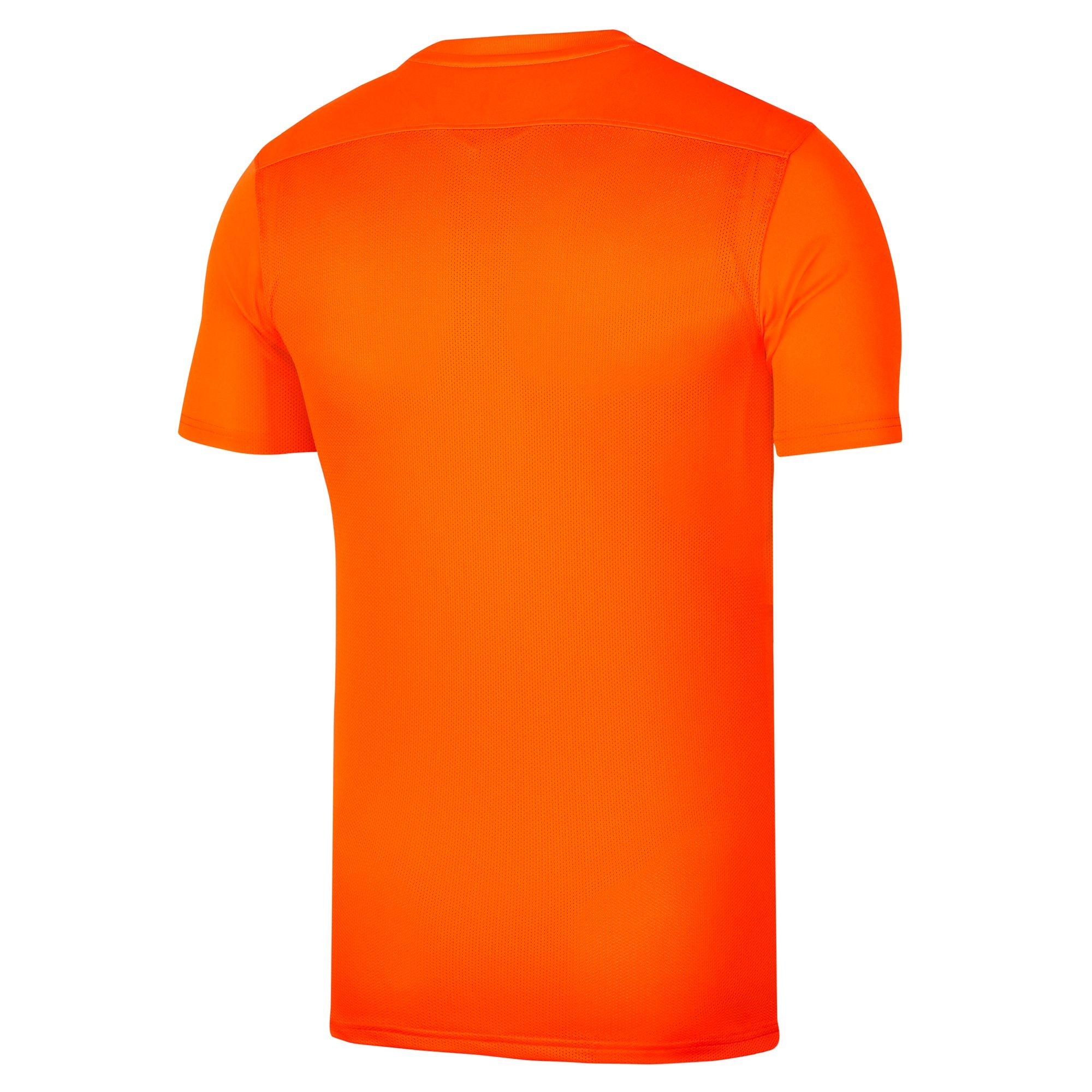 Nike Dri-fit Park VII Shirt Short Sleeve in Safety Orange-Black back