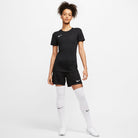 Nike Dri FIT Park III Knit Short Womens in Black/White