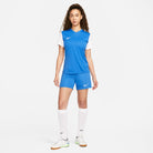 Nike Dri FIT Park III Knit Short Womens in royal blue