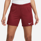 Nike Dri FIT Park III Knit Short Womens in Team Red