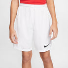 Nike Dri FIT Park III Short in White/Black