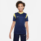 Nike Park Derby III Shirt Short Sleeve in Midnight Navy/Tour Yellow