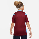 Back of Nike Park Derby III Shirt Short Sleeve in Team Red/University Blue