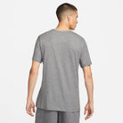 Back of Nike Dri FIT Park 20 Short Sleeve Tee in Charcoal Heather