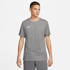 Nike Dri FIT Park 20 Short Sleeve Tee in Charcoal Heather