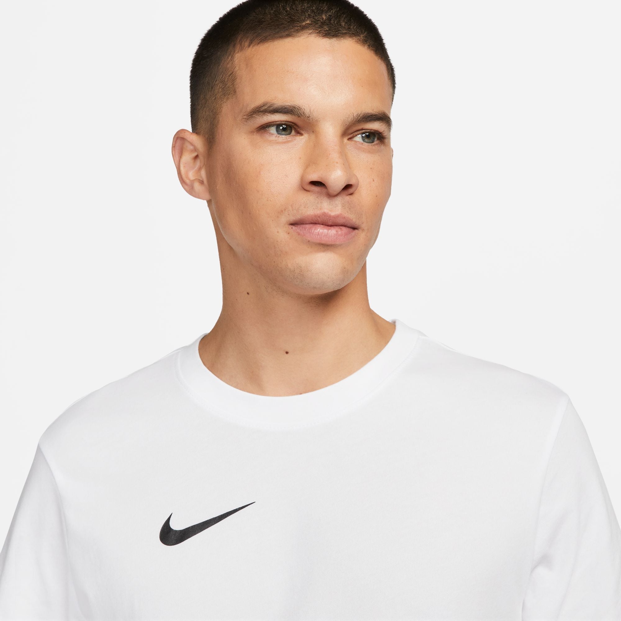 Nike Dri FIT Park 20 Short Sleeve Tee in White