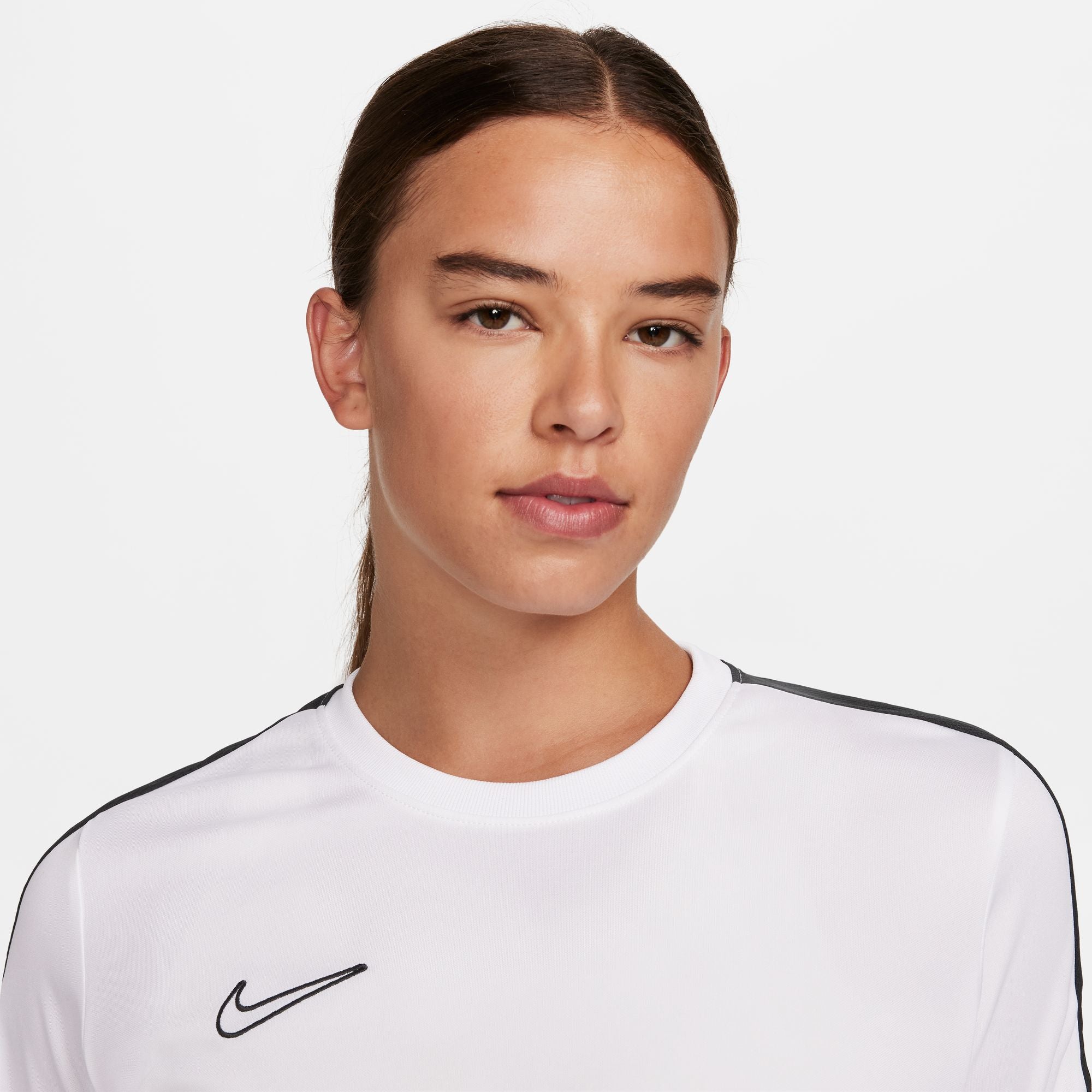 Nike Dri FIT Academy 23 Womens Short Sleeve Shirt in White