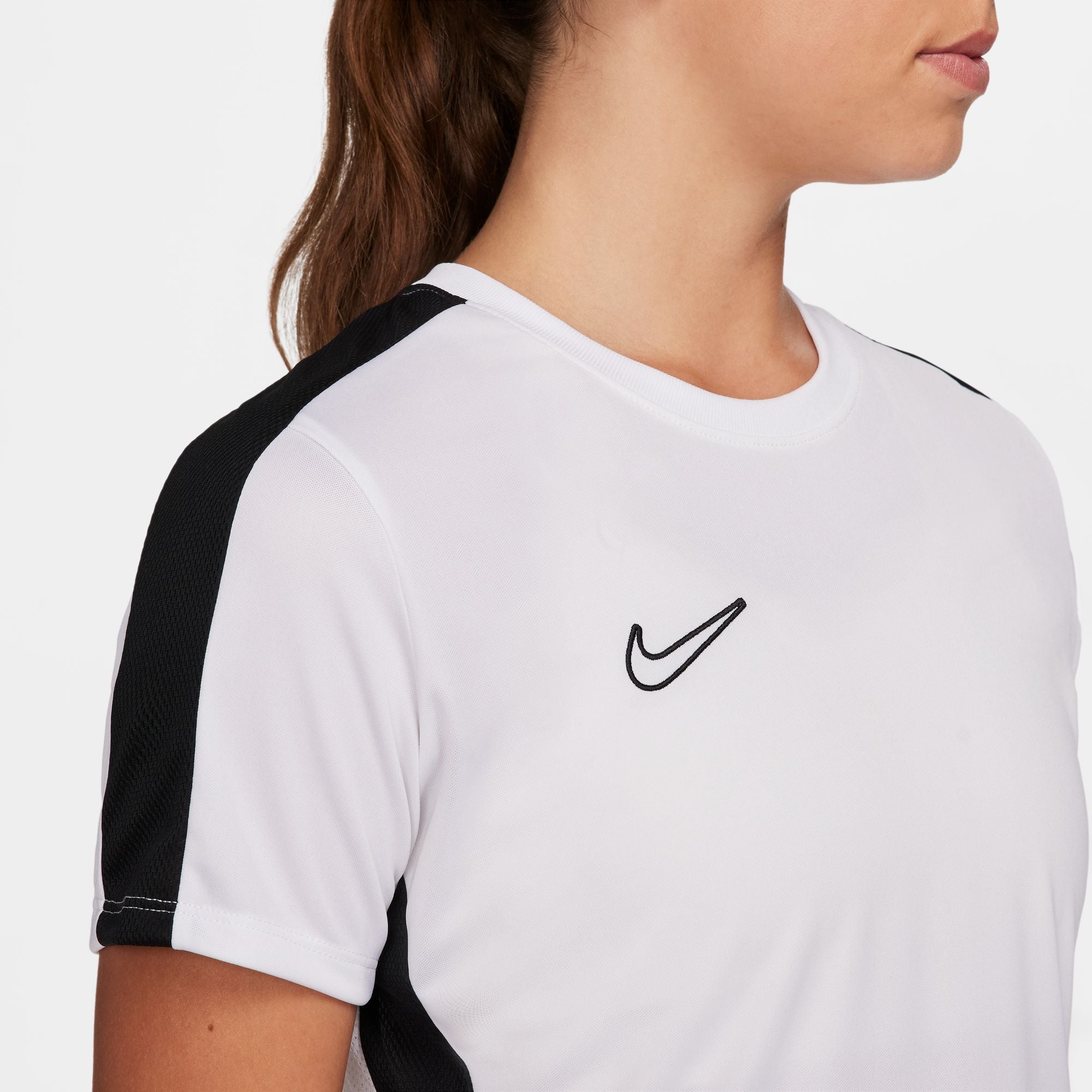 Nike Dri FIT Academy 23 Womens Short Sleeve Shirt in White