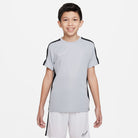 Nike Dri FIT Academy 23 Short Sleeve Shirt in Wolf Grey/Black