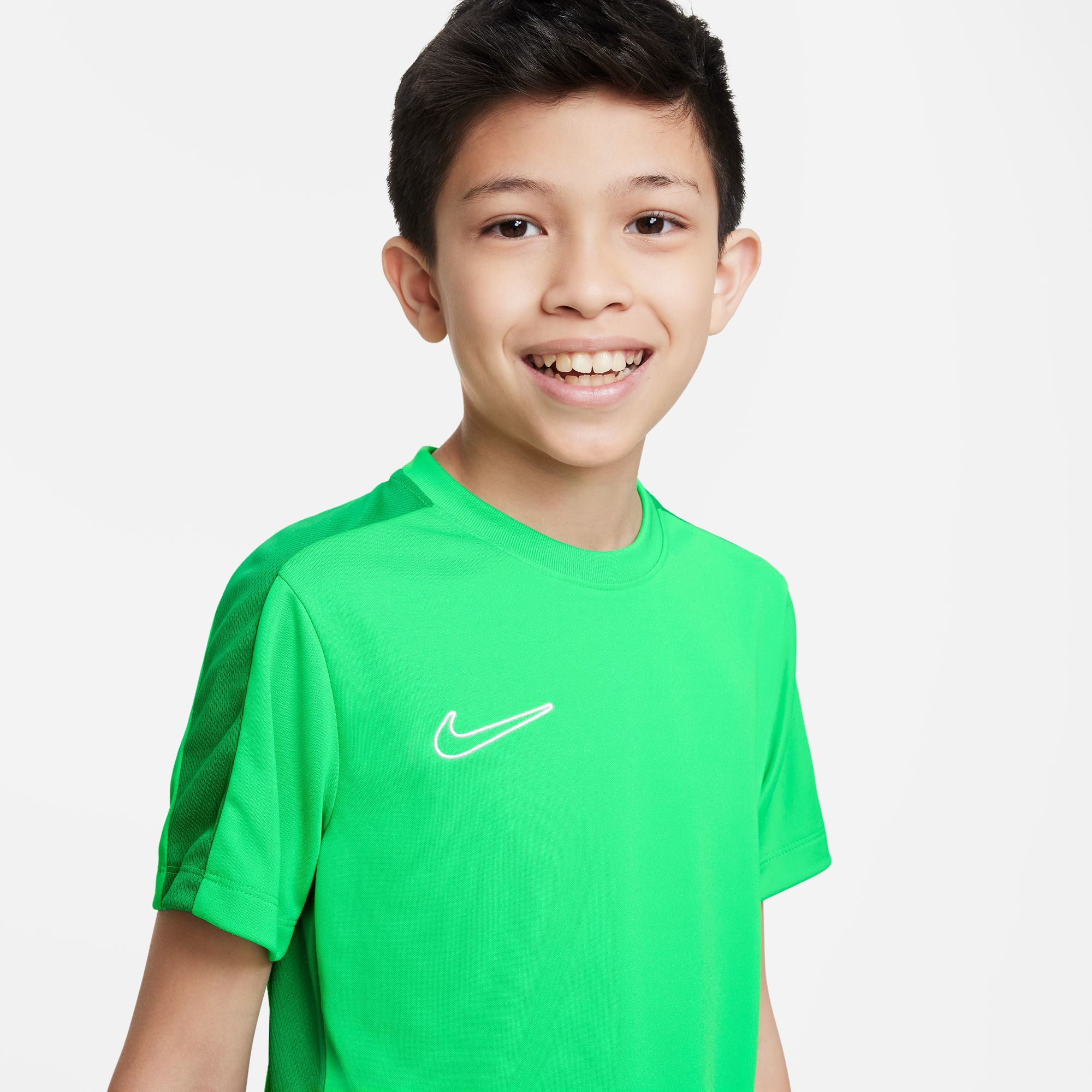 Nike Dri FIT Academy 23 Short Sleeve Shirt in nike green spark