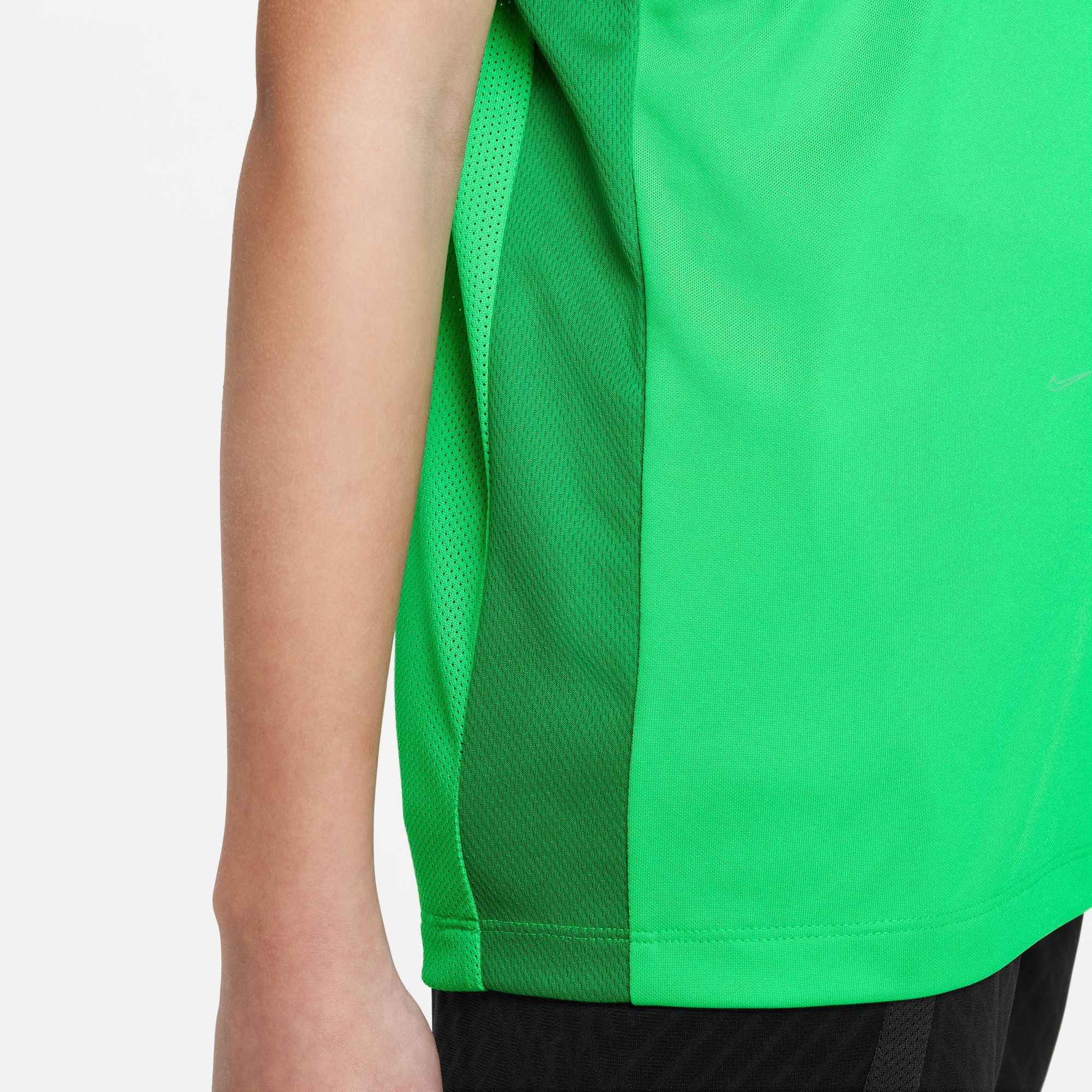 Nike Dri FIT Academy 23 Short Sleeve Shirt in lucky green and nike green spark