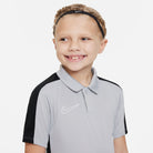 Nike Dri FIT Academy 23 Short Sleeve Polo in Wolf Grey/Black