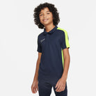 Nike Dri FIT Academy 23 Short Sleeve Polo in Obsidian/Volt