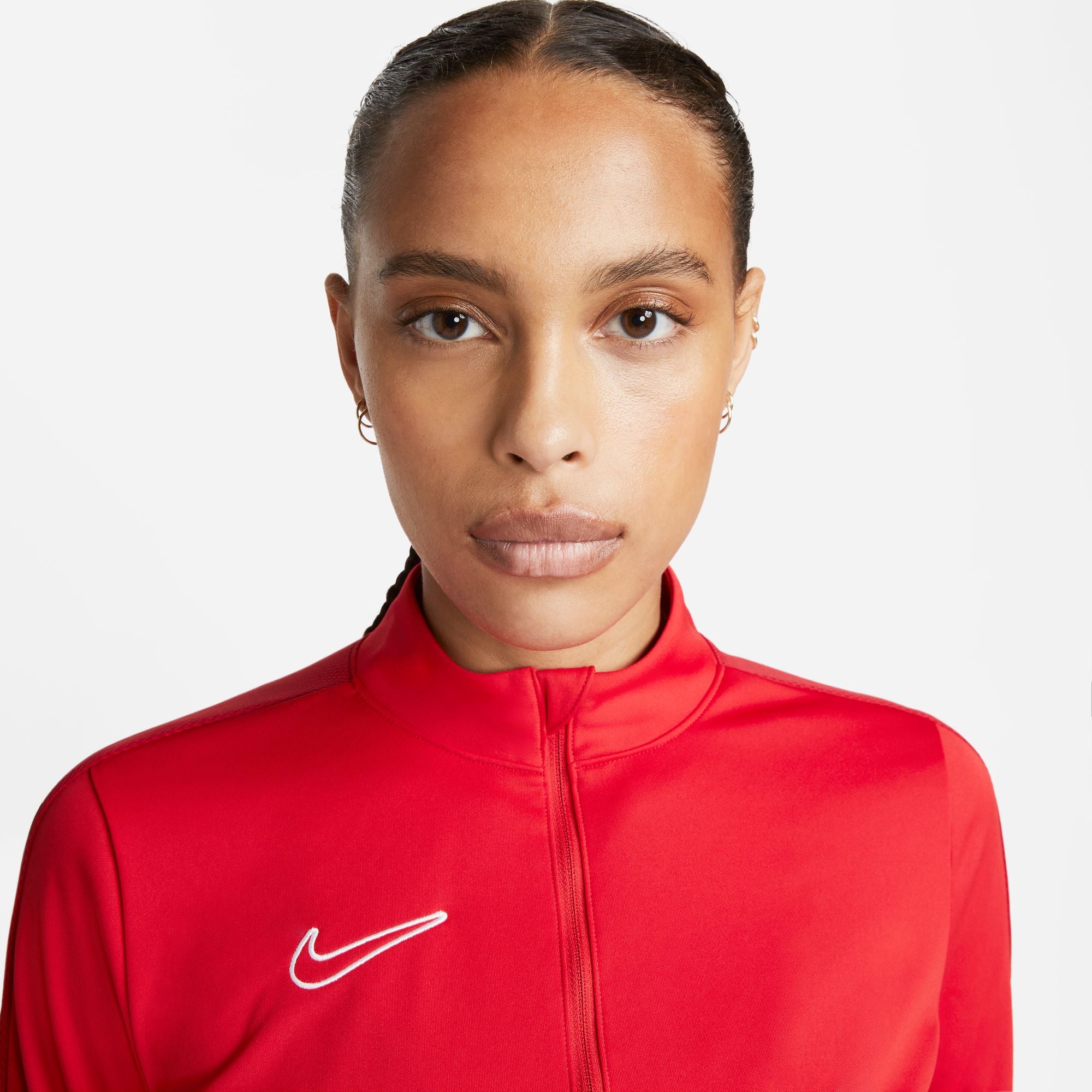 Nike Dri FIT Academy 23 1/4 Zip Women's Drill Top in University Red/Gym Red