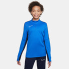 Nike Dri FIT Academy 23 1/4 Zip Royal Blue Drill Top with dark blue obsidian nike tracksuit bottoms