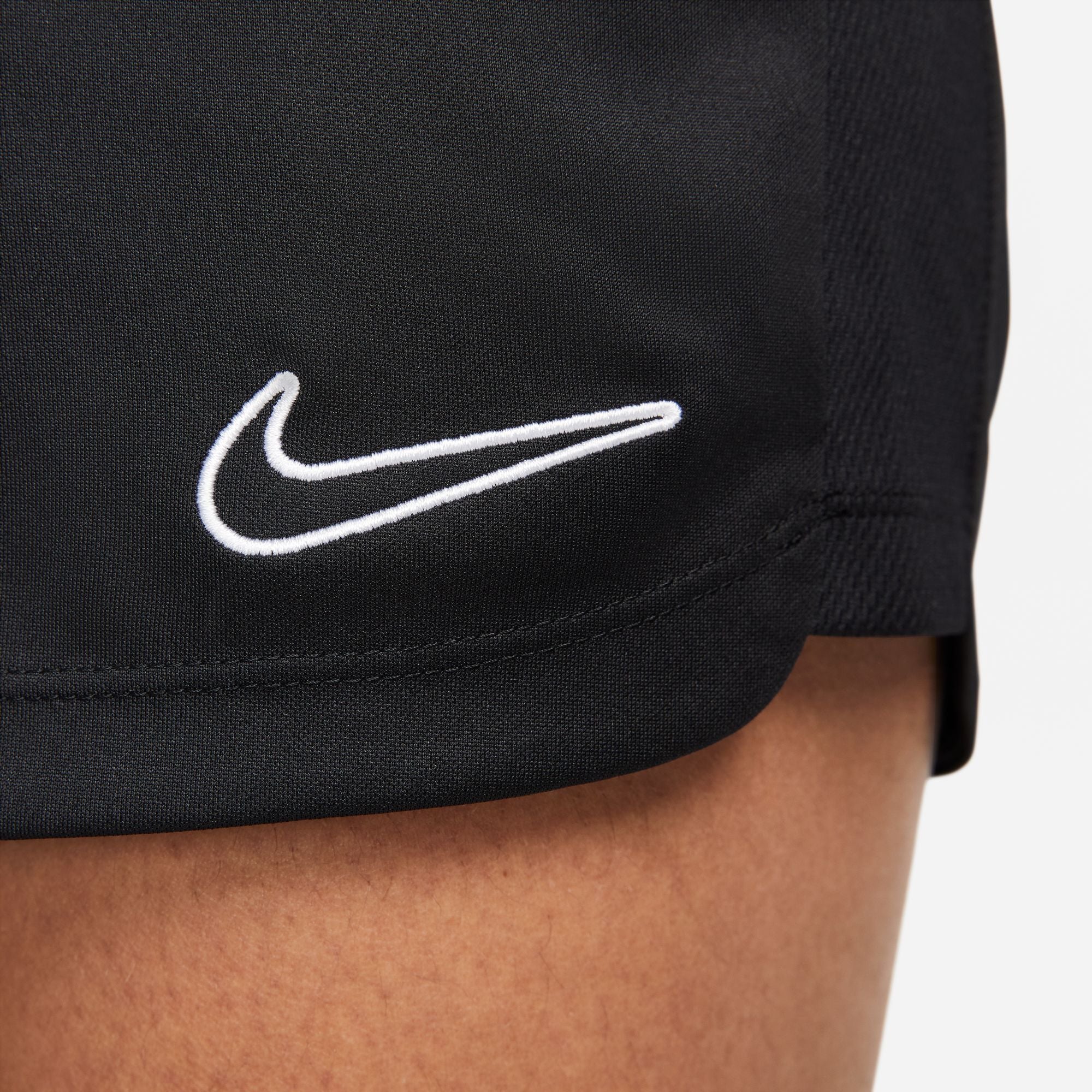 Nike Dri FIT Academy 23 Women's Knit Shorts in black with nike swoosh