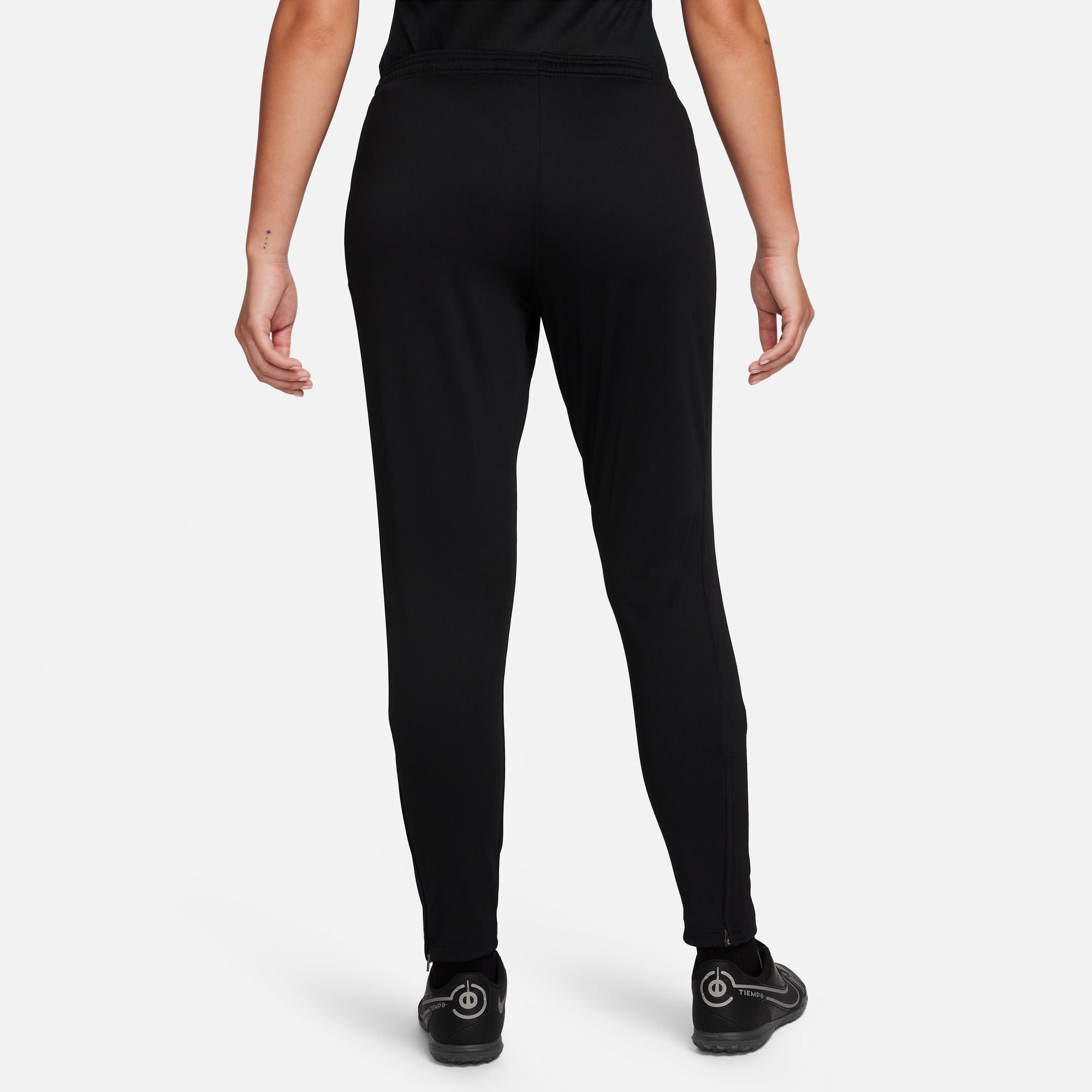 back of Nike Dri FIT Academy 23 Women's Knit Pants in black