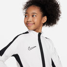 Nike Dri FIT Academy 23 Knit Track Jacket in White/Black