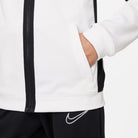 Nike Dri FIT Academy 23 Knit Track Jacket in White/Black