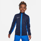 Nike Dri FIT Academy 23 Knit Track Jacket in Obsidian/Royal Blue