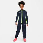 Nike Dri FIT Academy 23 Knit Track Jacket in Obsidian/Volt with obsidian nike tracksuit bottoms and pink nike football boots