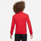 Back of Nike Dri FIT Academy 23 Knit Track Jacket in University Red/Gym Red