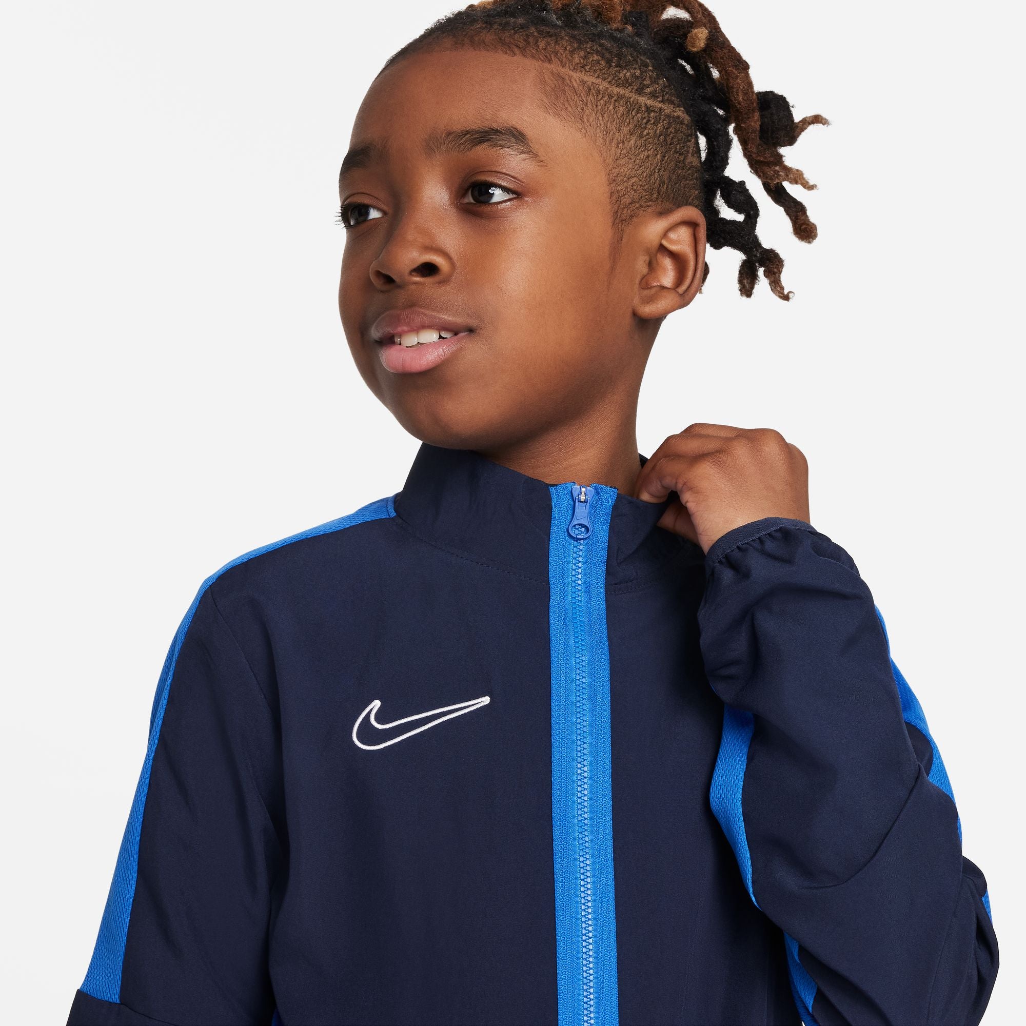 Nike Dri FIT Academy 23 Woven Track Jacket in Obsidian