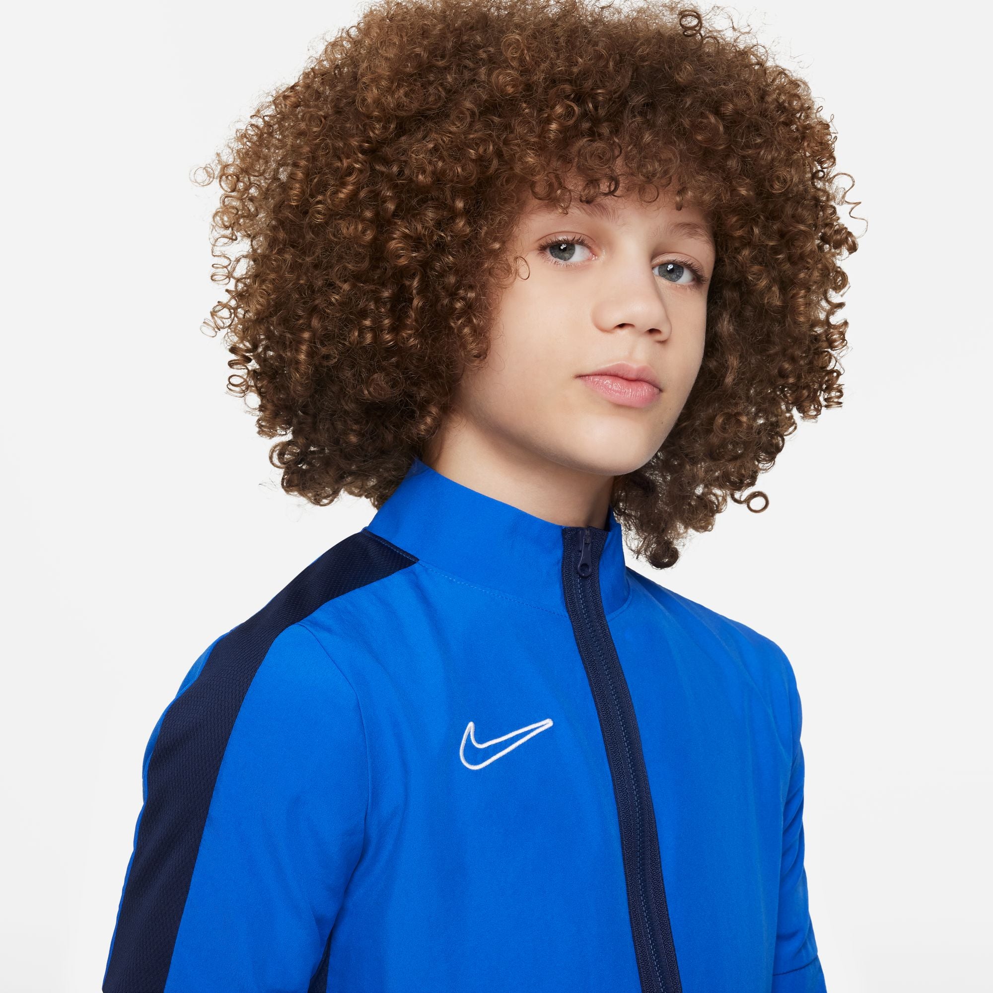 Nike Dri FIT Academy 23 Woven Track Jacket in Royal Blue