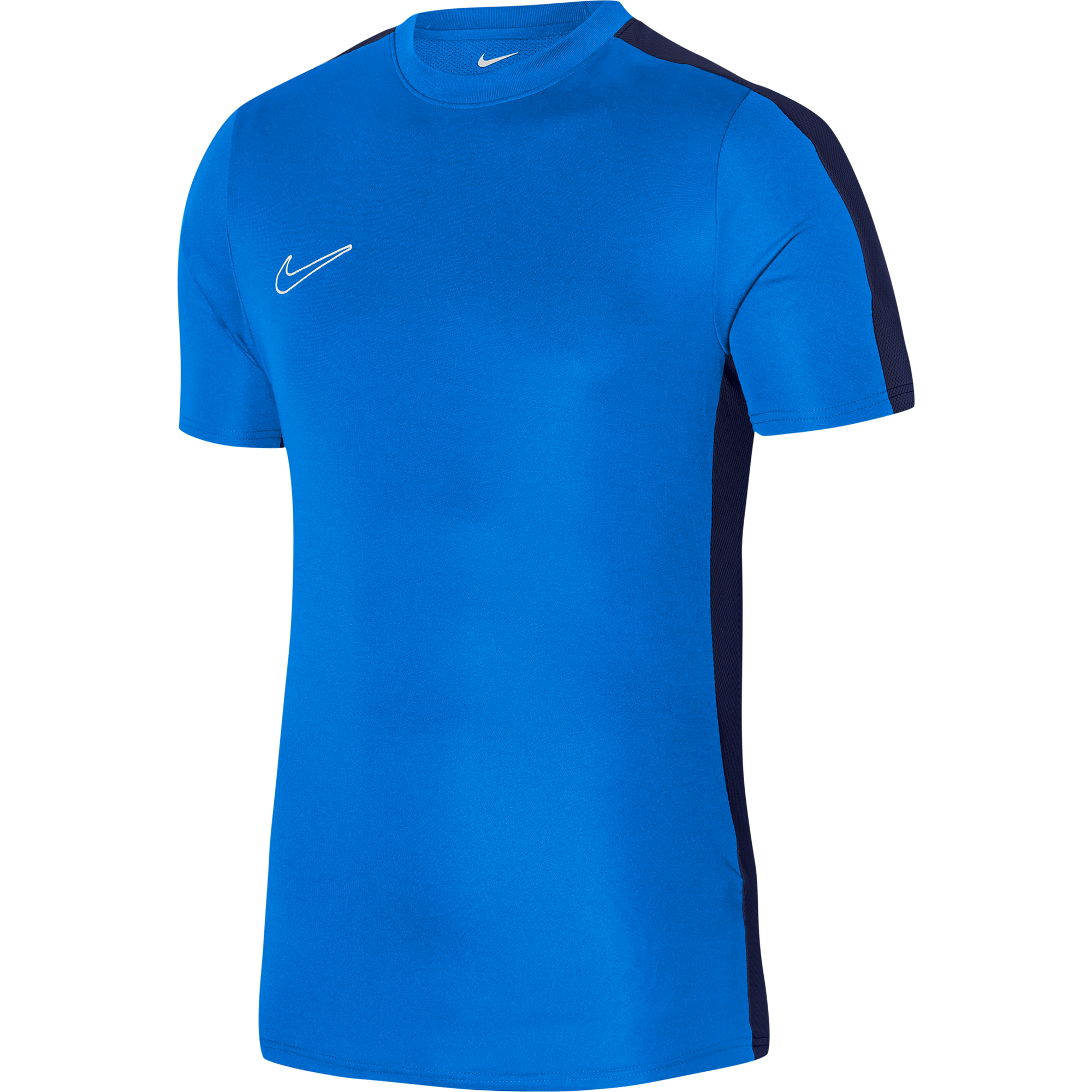 Nike Dri FIT Short Sleeve Shirt in Royal Blue/Obsidian/White