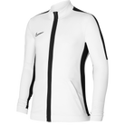 Nike Dri FIT Knit Track Jacket in White/Black/Black