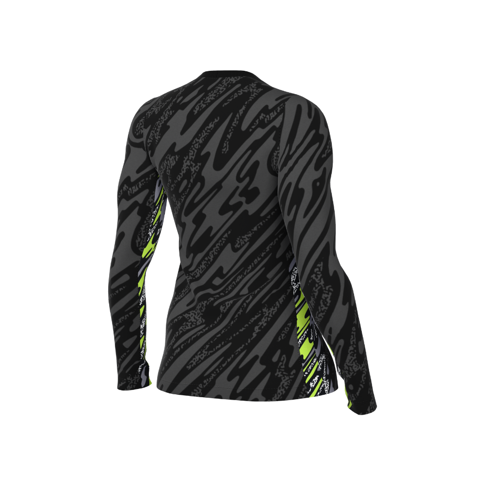 back of Nike Dri-Fit Gardien V Goalkeeper Shirt Long Sleeve Women's in anthracite/black