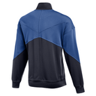 back of Nike Dri-Fit Anthem Knit Jacket 24 in obsidian/royal blue