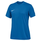 Nike Women's Dri-Fit Strike IV Short Sleeve Jersey in royal blue