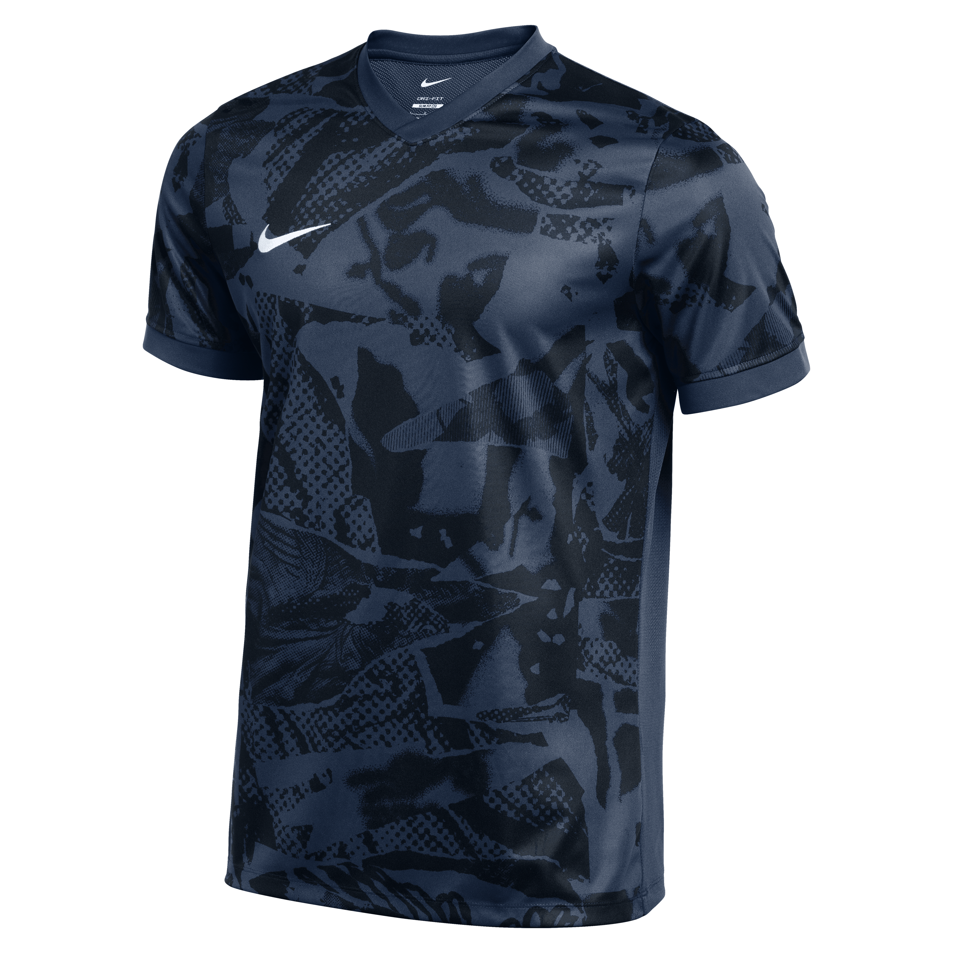 Nike Dri-Fit Precision VII Short Sleeve Jersey in midnight navy