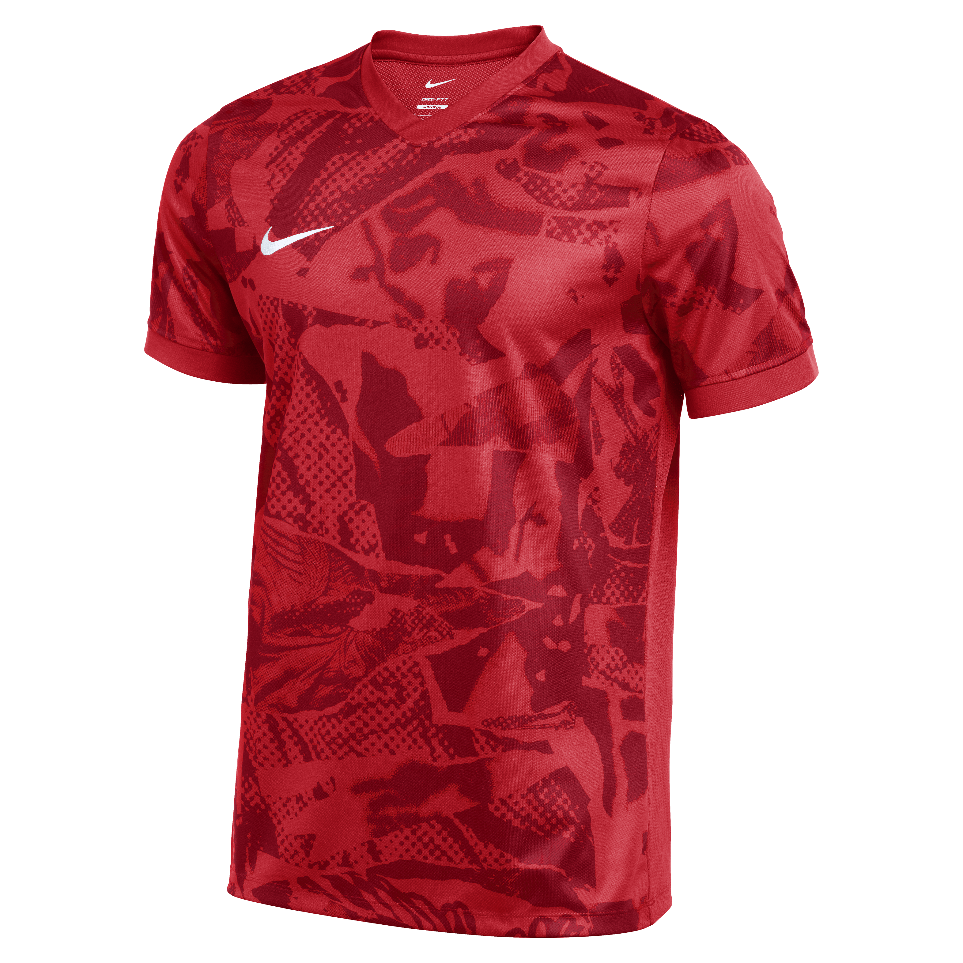 Nike Dri-Fit Precision VII Short Sleeve Jersey in university red