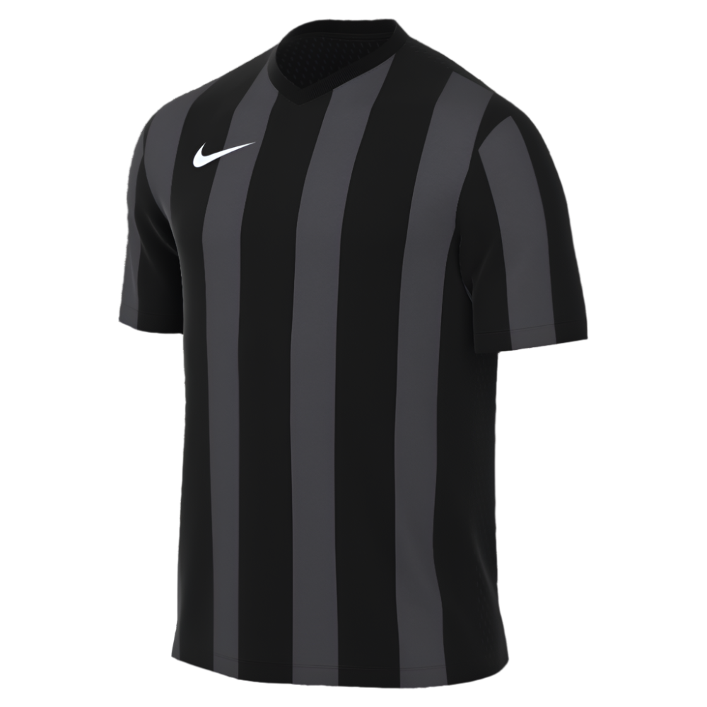 Nike Dri-Fit Striped Division V Short Sleeve Jersey in anthracite/black