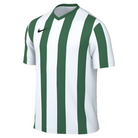 Nike Dri-Fit Striped Division V Short Sleeve Jersey in pine green/white