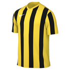 Nike Dri-Fit Striped Division V Short Sleeve Jersey in tour yellow/black