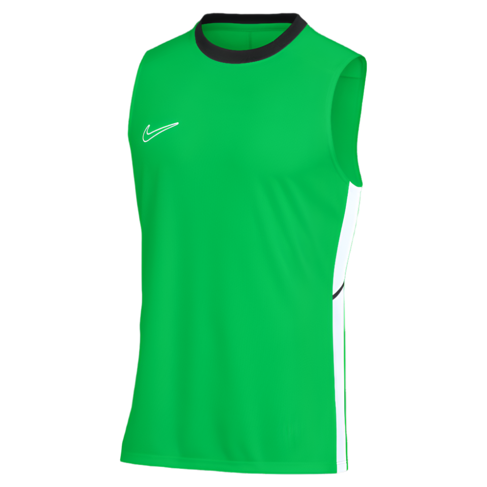 Nike Dri-Fit Academy 25 Sleeveless Top in green spark/black