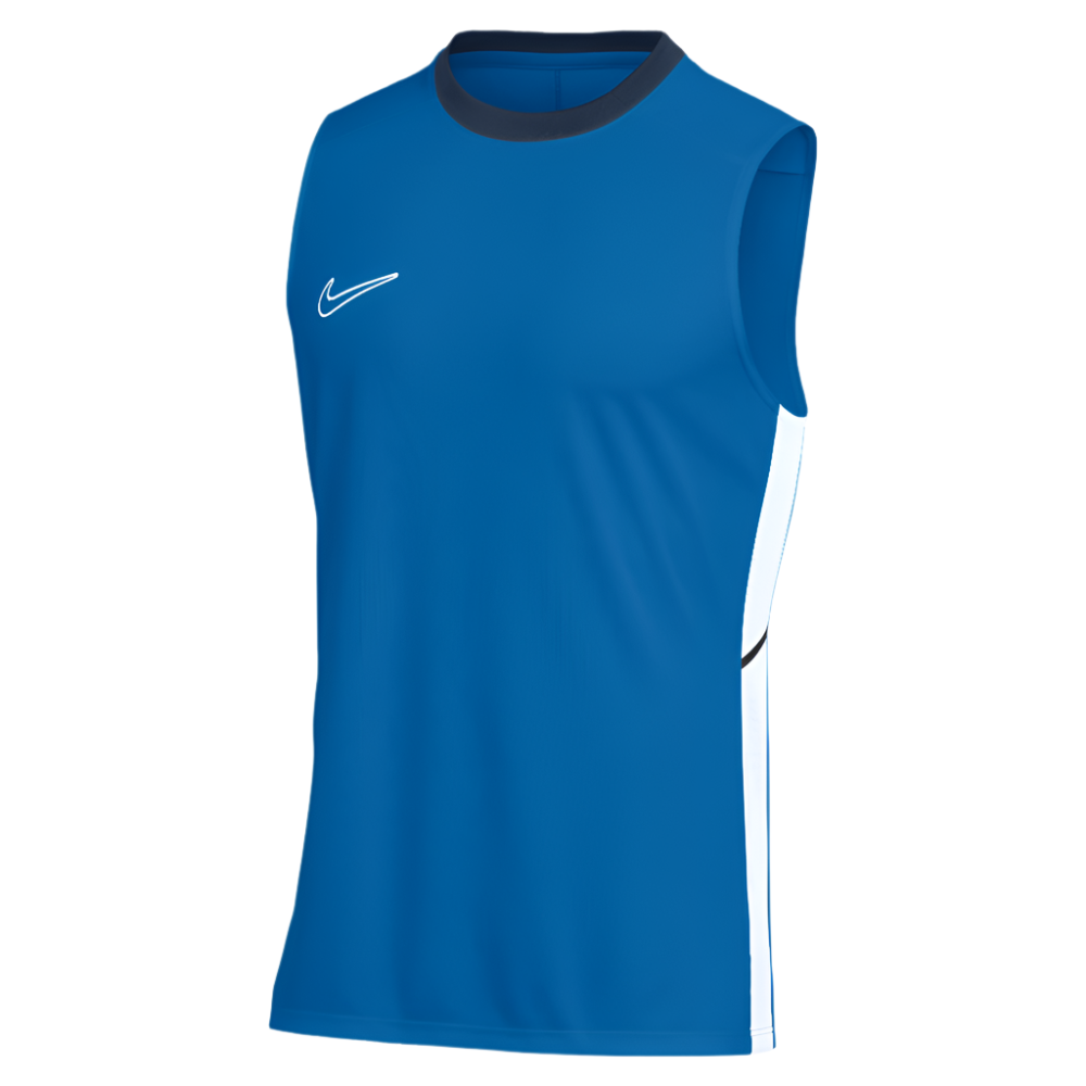 Nike Dri-Fit Academy 25 Sleeveless Top in royal blue/midnight navy