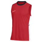 Nike Dri-Fit Academy 25 Sleeveless Top in university red/black