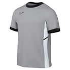 Nike Dri-Fit Academy 25 Short Sleeve Top in wolf grey/black