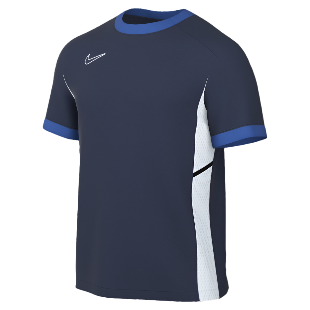 Nike Dri-Fit Academy 25 Short Sleeve Top in obsidian/royal blue