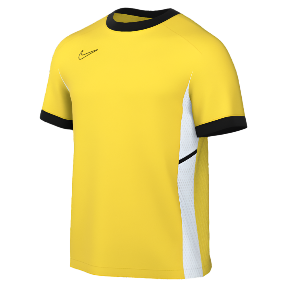 Nike Dri-Fit Academy 25 Short Sleeve Top in tour yellow/black