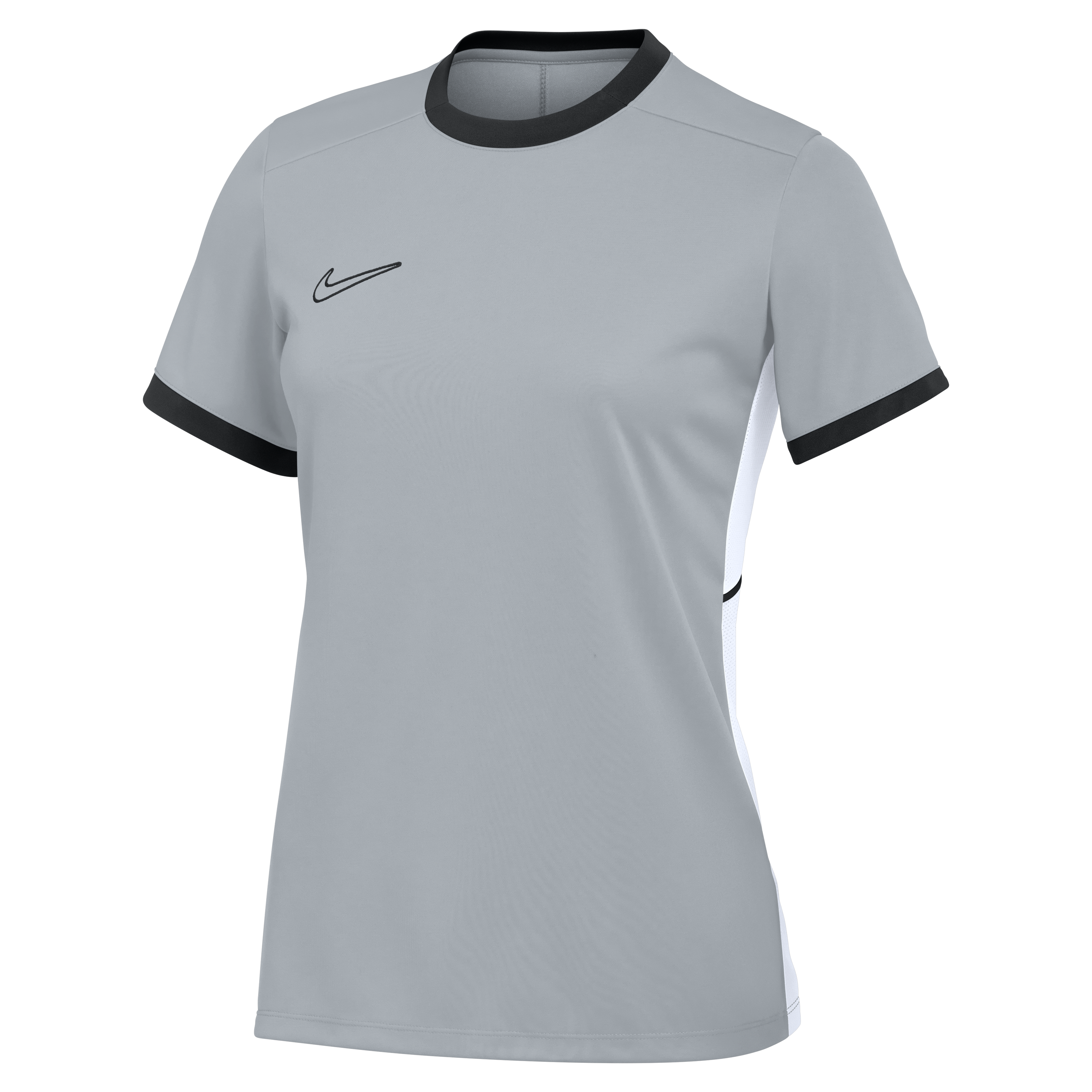 Nike Women's Dri-Fit Academy 25 Short Sleeve Top in wolf grey